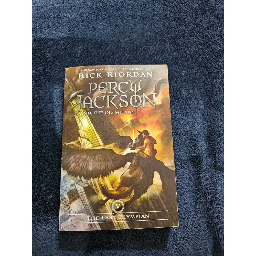 The Last Olympian Percy Jackson and the Olympians Book 5 Rick Riordan Paperback
